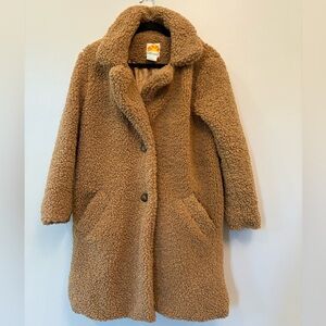 C&C California Sherpa Teddy Coat (size L)